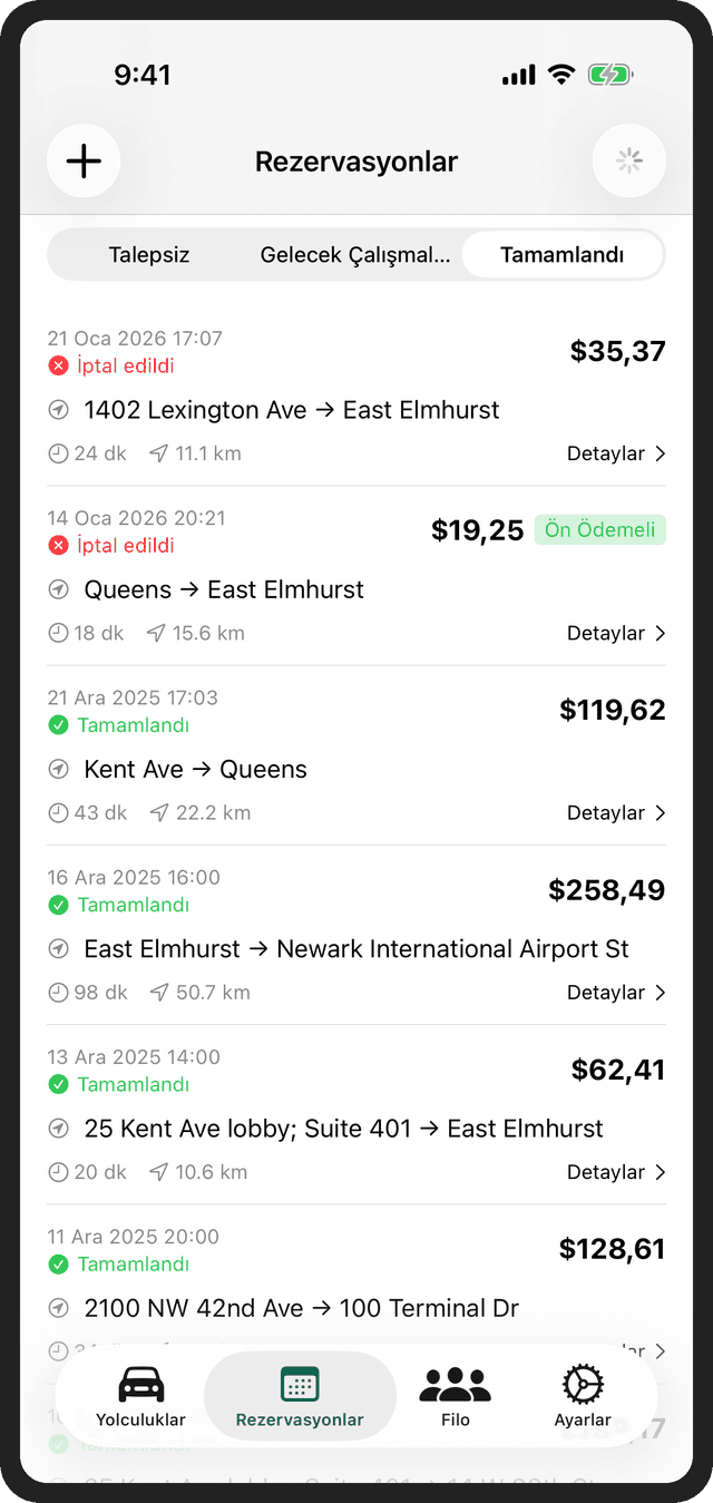 Bookings & On-Demand Dispatch