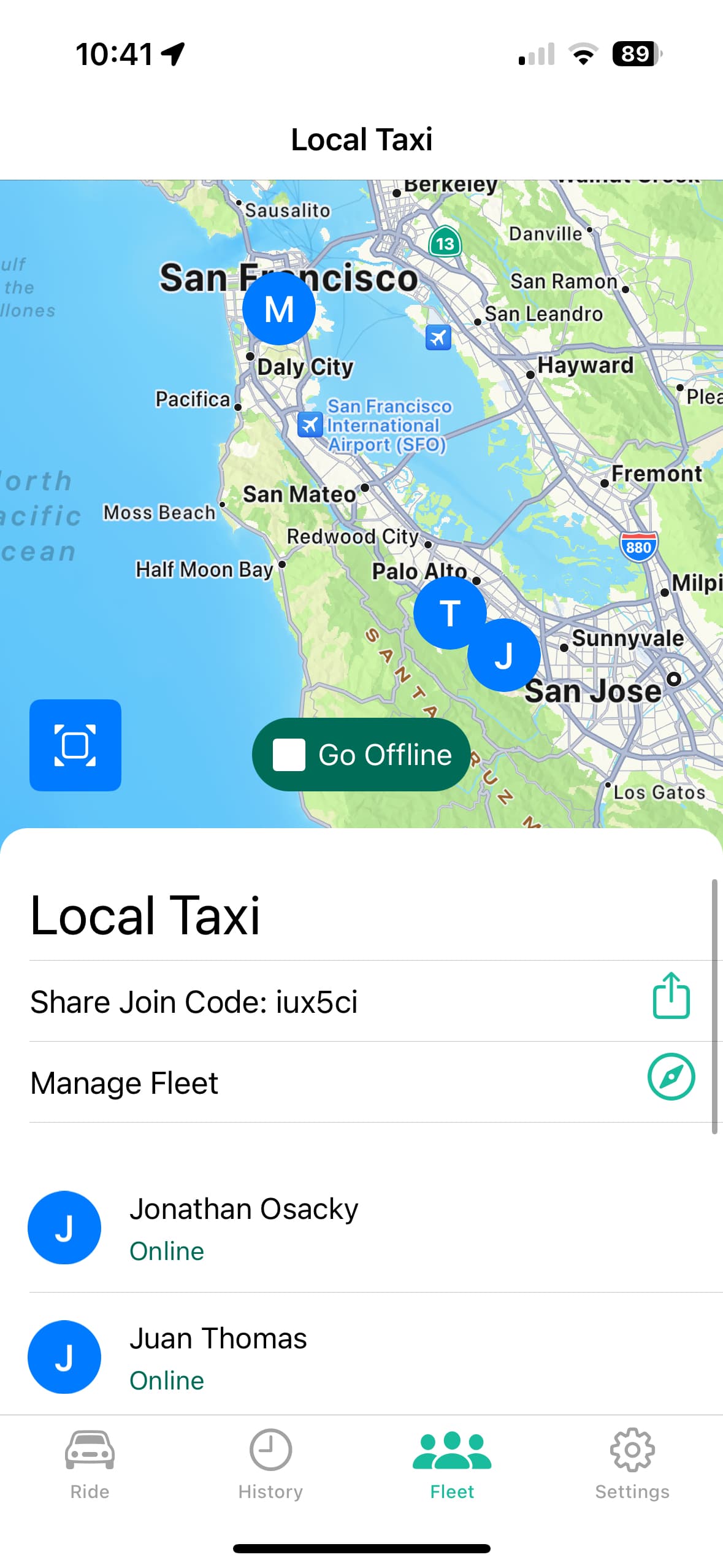 Manage Fleet