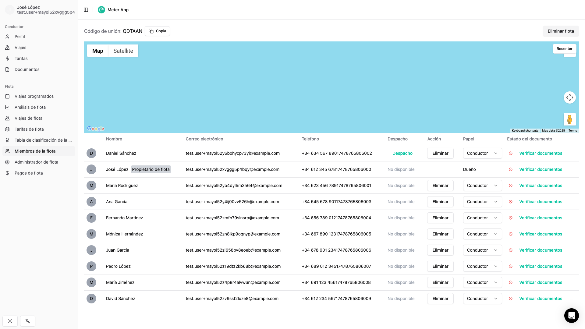 Fleet Management Screenshot